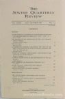 The Jewish Quarterly Review Vol. LXXIX Nos. 2-3  Octtober 1988-Jan 1989